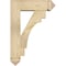 Ekena Millwork Merced Arts and Crafts Rough Sawn Bracket w/ Offset Brace, Douglas Fir, 6"W x 18"D x 26"H BKT0604X18X26MRC03RDF - alternate 4